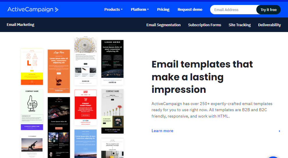 ActiveCampaign email templates